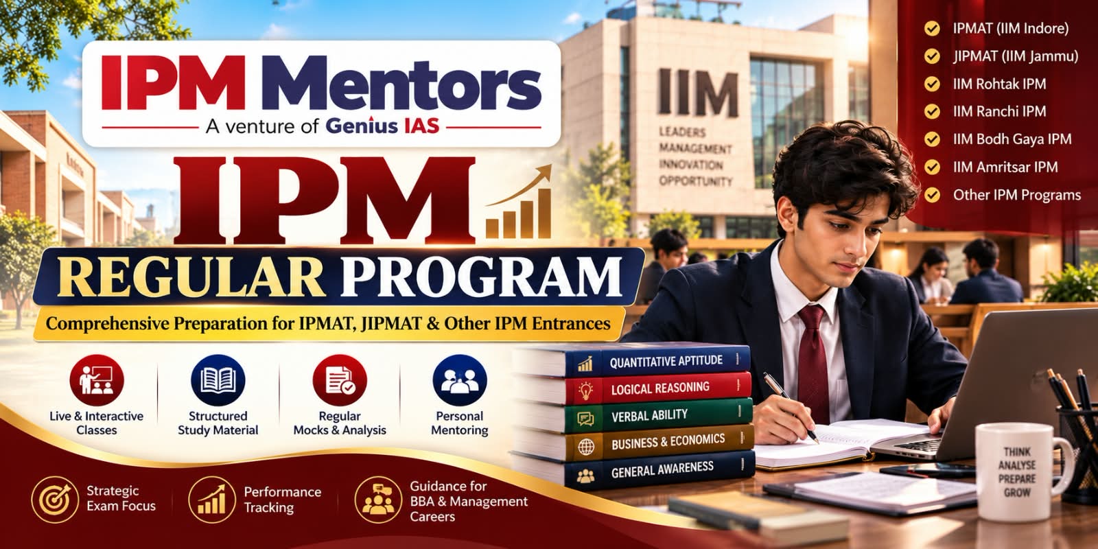 IPM classroom coaching in Rohtak